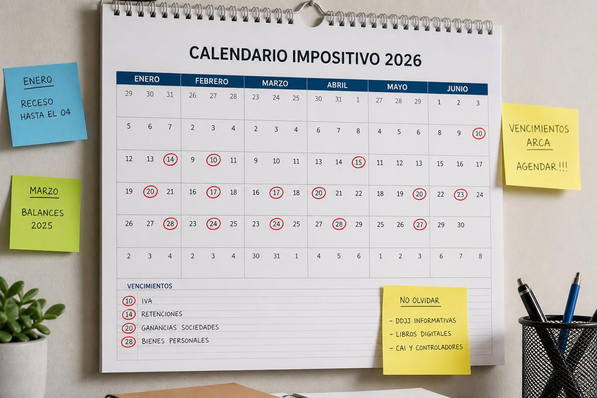 Calendario tributario ARCA Argentina 2026 para pymes: cómo no perder vencimientos