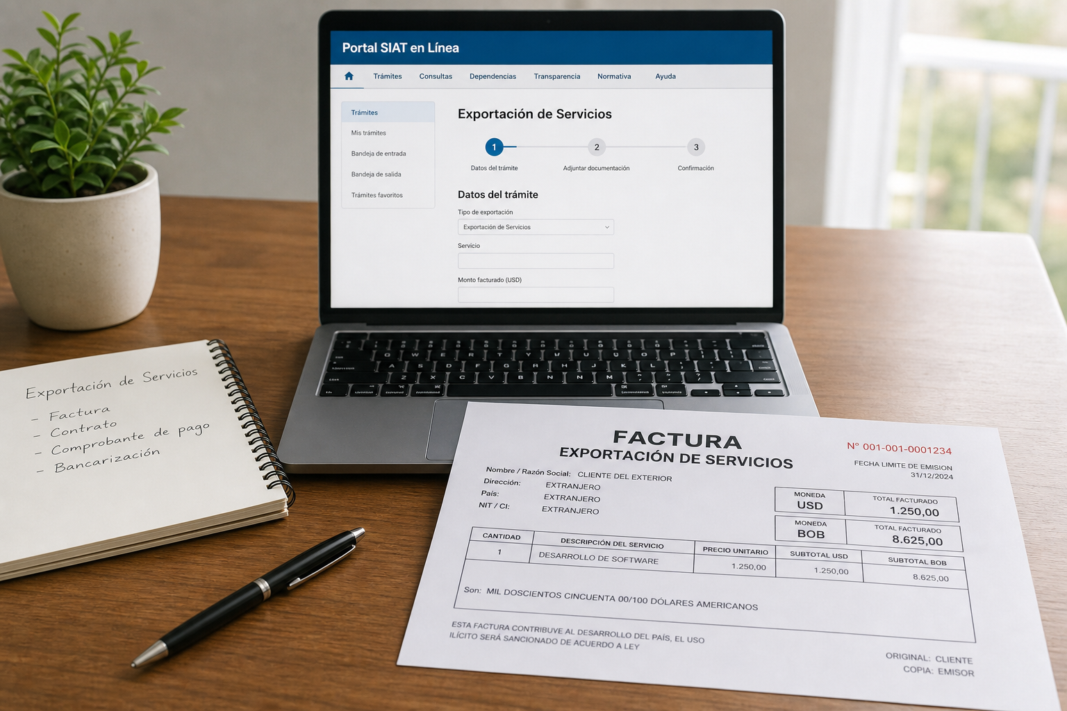 Cómo facturar al exterior como freelancer en Bolivia 2026
