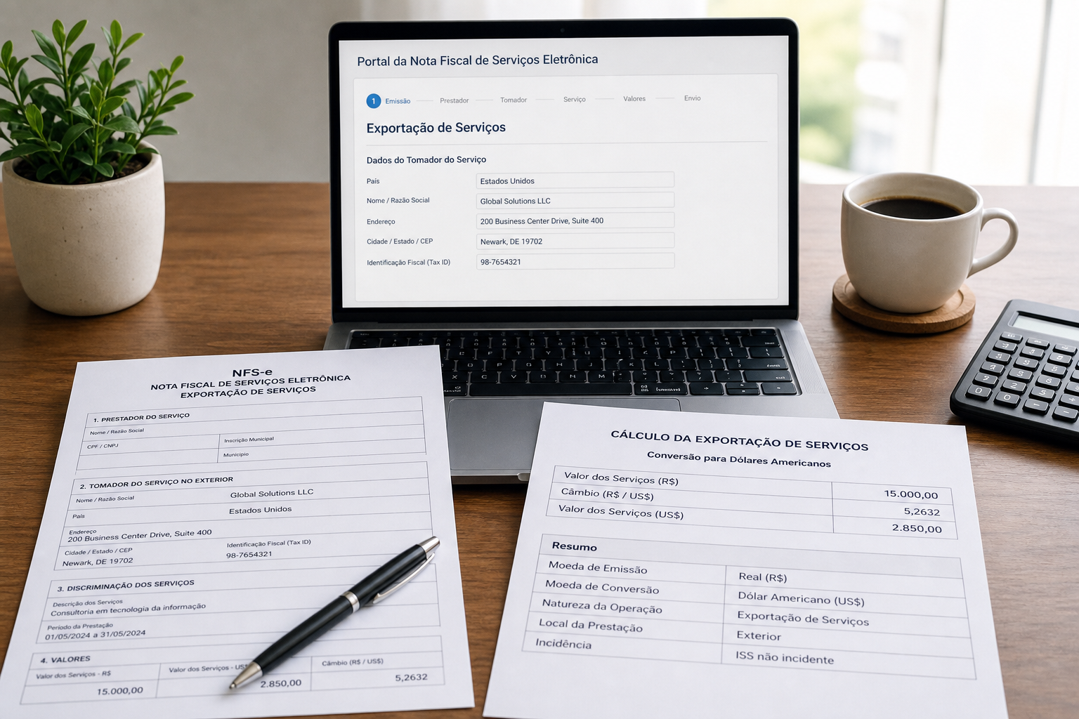 Como emitir nota para o exterior como freelancer no Brasil 2026