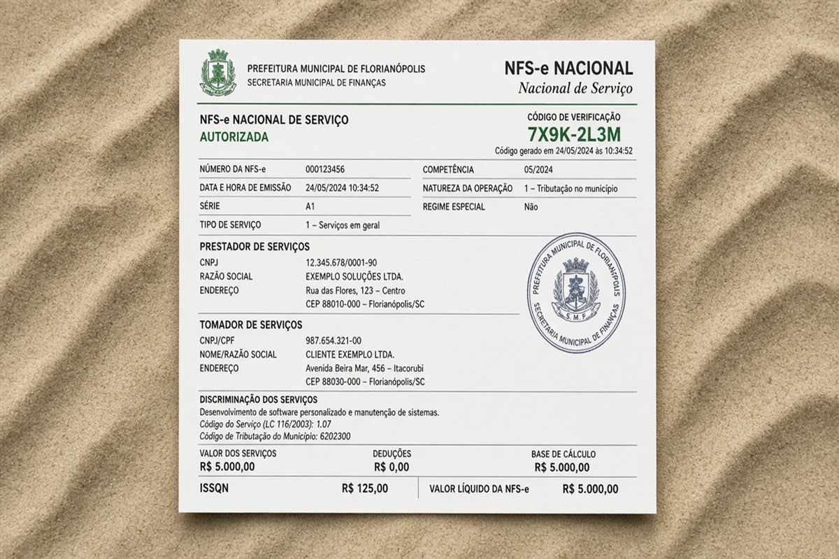 NFS-e Nacional 2026: emitir nota de serviço sem rejeição