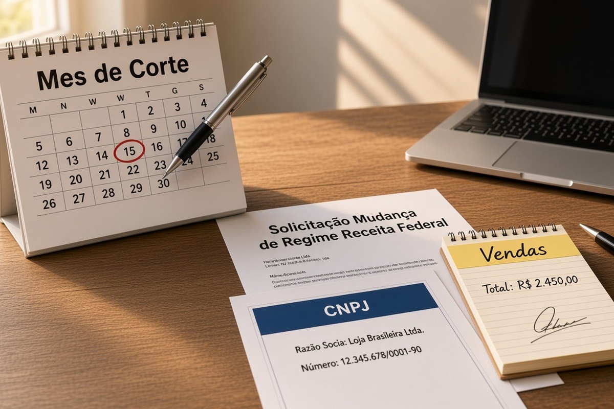 Como planejar o mês de corte ao mudar de regime tributário