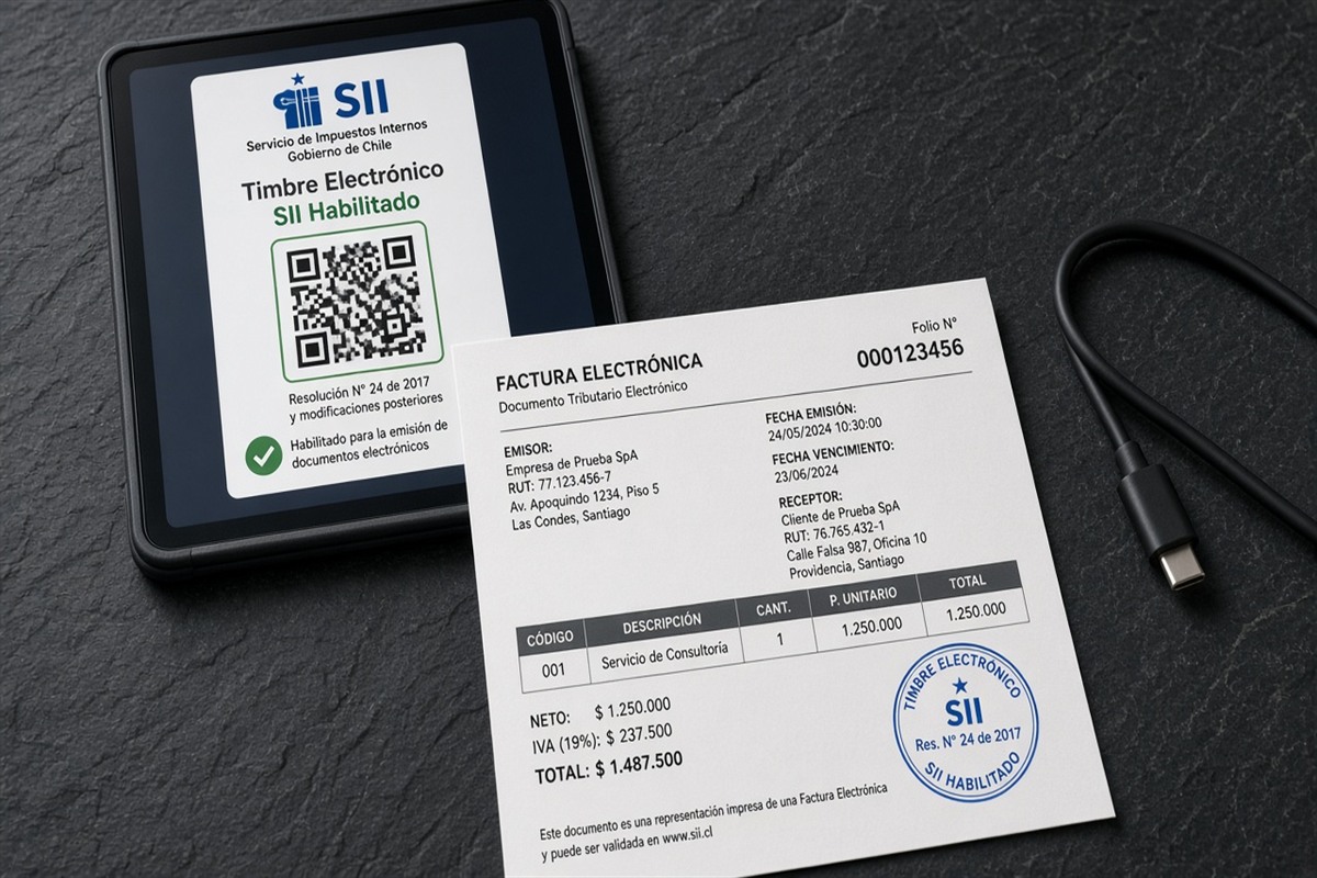 Timbre electrónico SII 2026: habilitar y emitir documentos timbrados