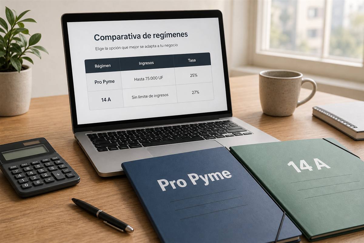 Régimen Pro Pyme vs 14 A Chile 2026: cuándo conviene cada uno