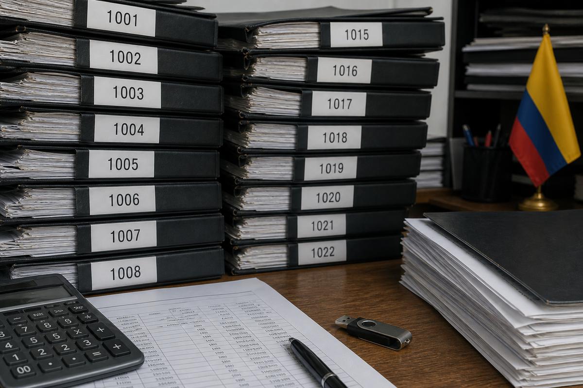 Información exógena DIAN 2026: formatos 1001, 1003 y plazos sin sanciones