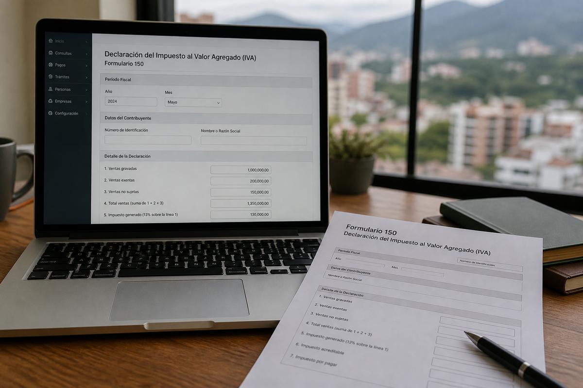 Cómo presentar y pagar el Formulario 150 IVA en TRIBU-CR 2026