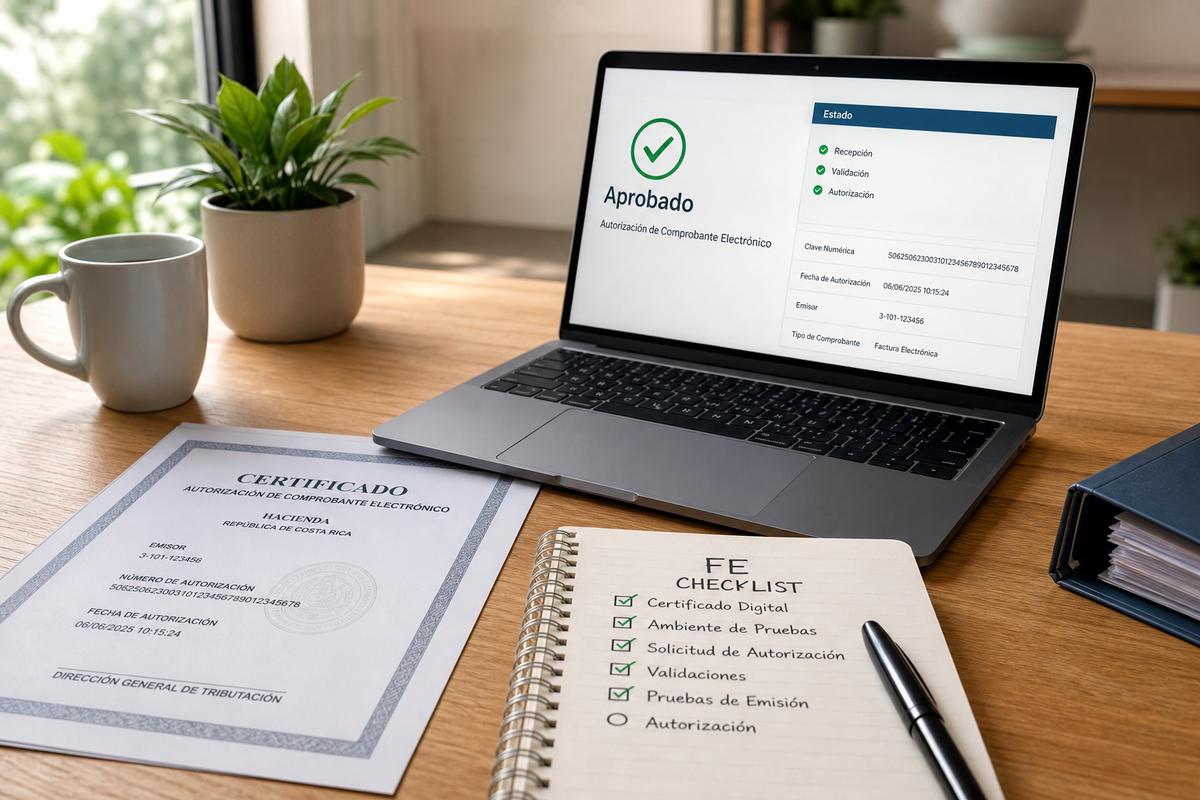 Autorización de factura electrónica Hacienda CR 2026: requisitos y checklist
