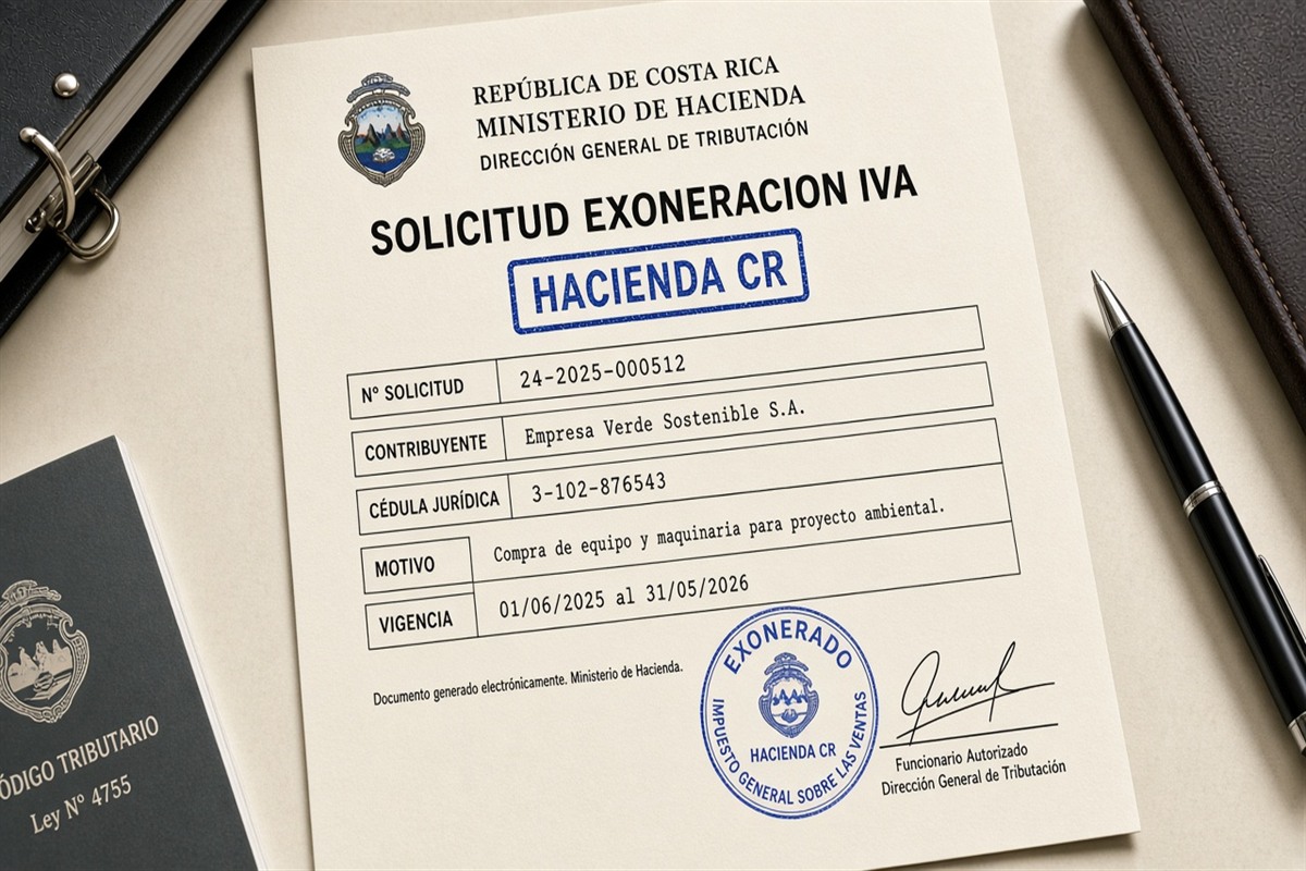 Exoneración de IVA Hacienda Costa Rica 2026: solicitar y operar sin rechazos