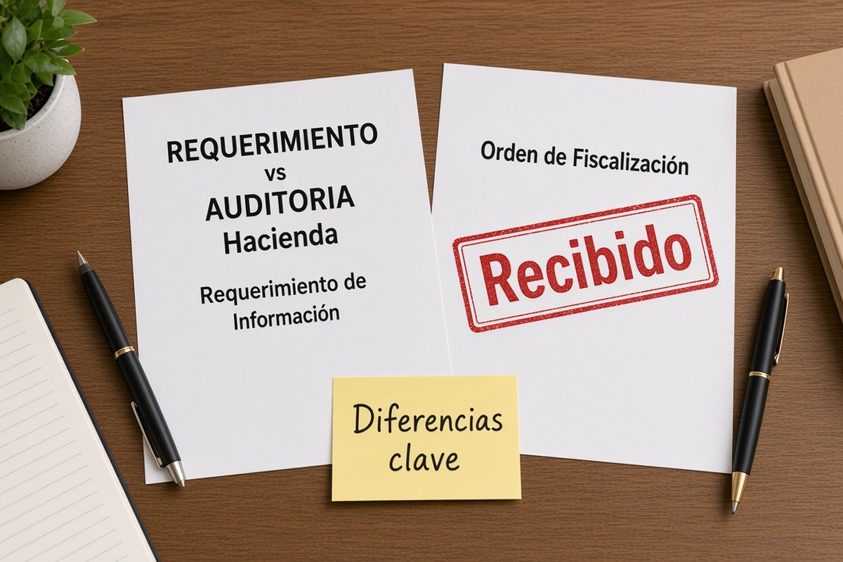 Diferencia entre requerimiento, revisión y auditoría fiscal
