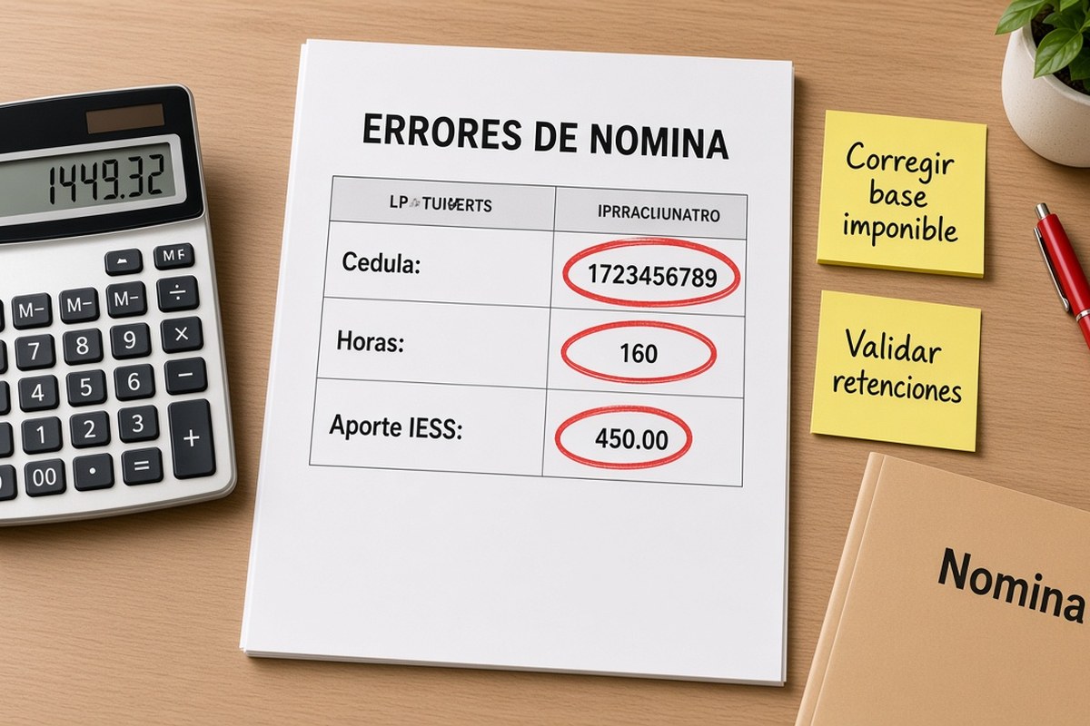 Errores comunes al pagar sueldos sin nómina electrónica