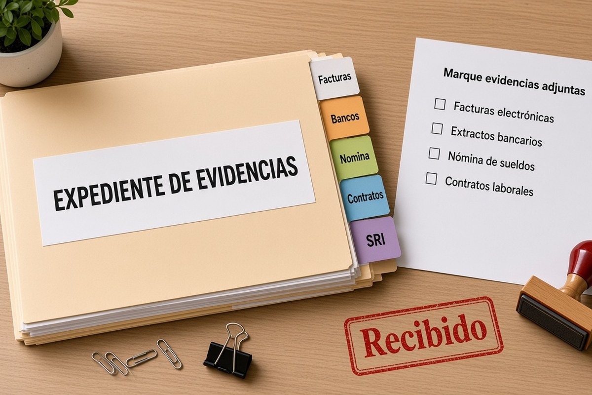 Cómo armar el expediente si el SRI pide evidencias