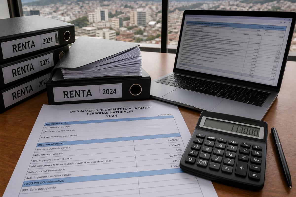 Declaración renta personas naturales SRI 2026: formulario, plazos y créditos
