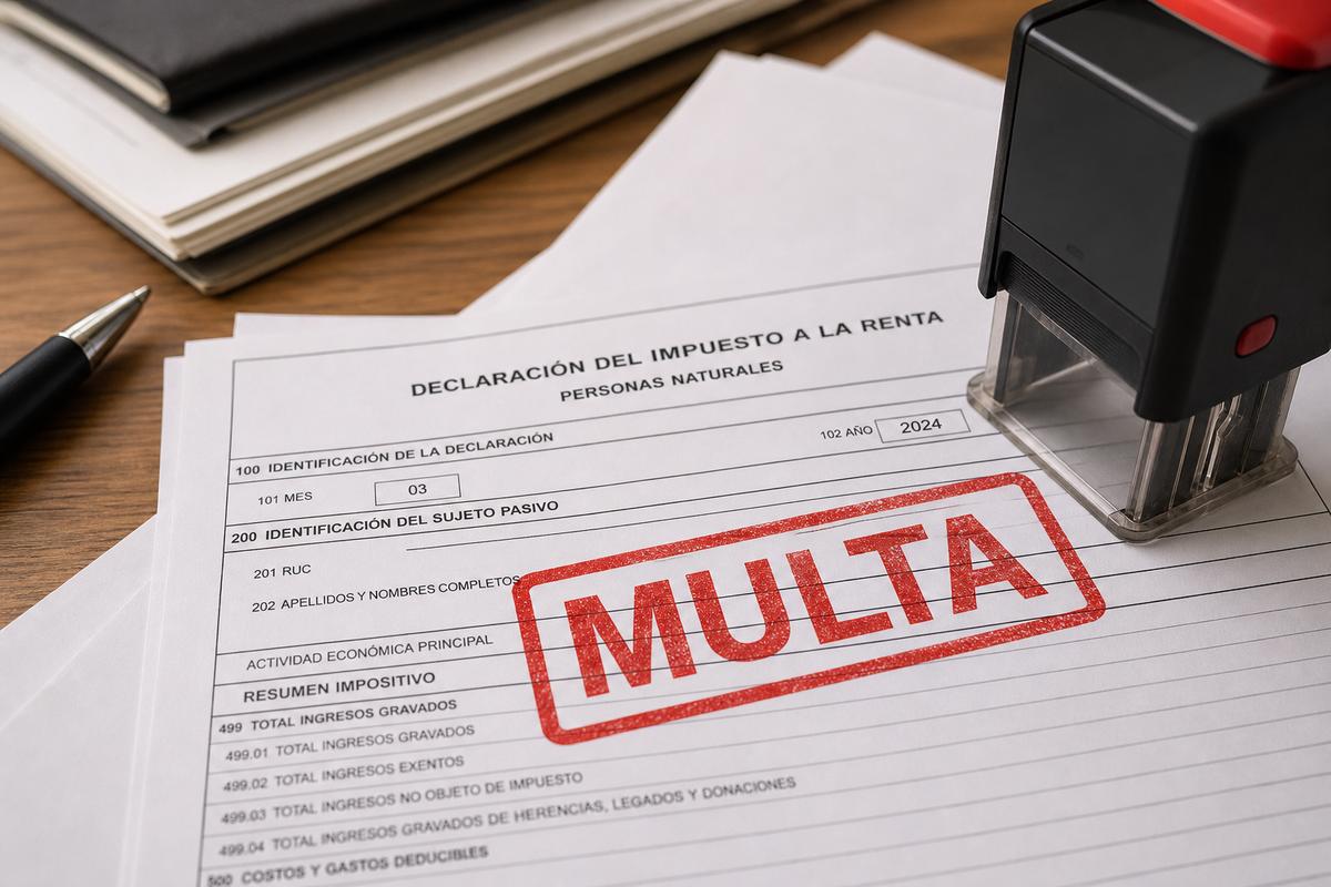 Sanciones y multas SRI 2026: no declarar IVA o renta y cómo mitigar