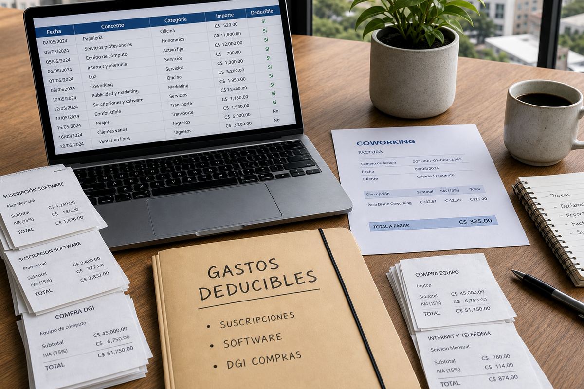 Cómo deducir gastos de internet como freelancer en Nicaragua 2026
