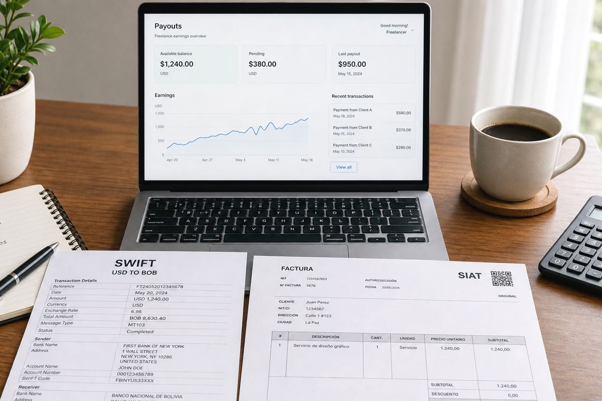 Software SaaS extranjero como gasto freelancer en Bolivia 2026
