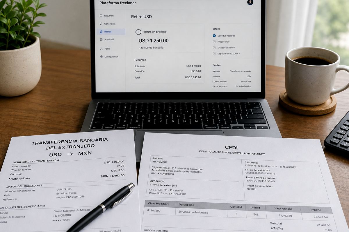 Software SaaS extranjero como gasto freelancer en México 2026