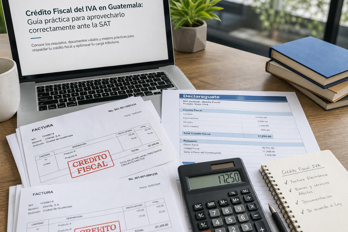 Crédito fiscal del IVA en Guatemala 2026: cómo no perderlo ante la SAT