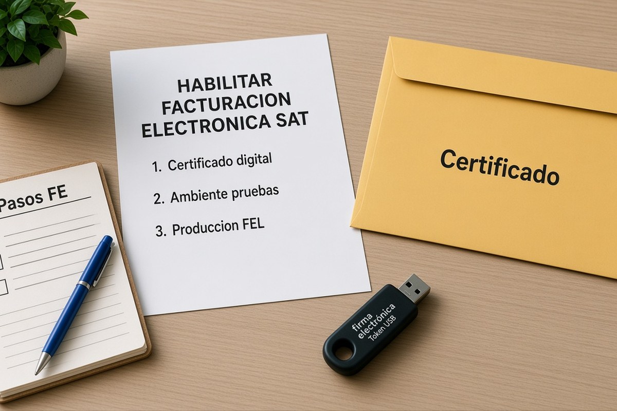 Qué necesitas para habilitar facturación electrónica ante el SAT