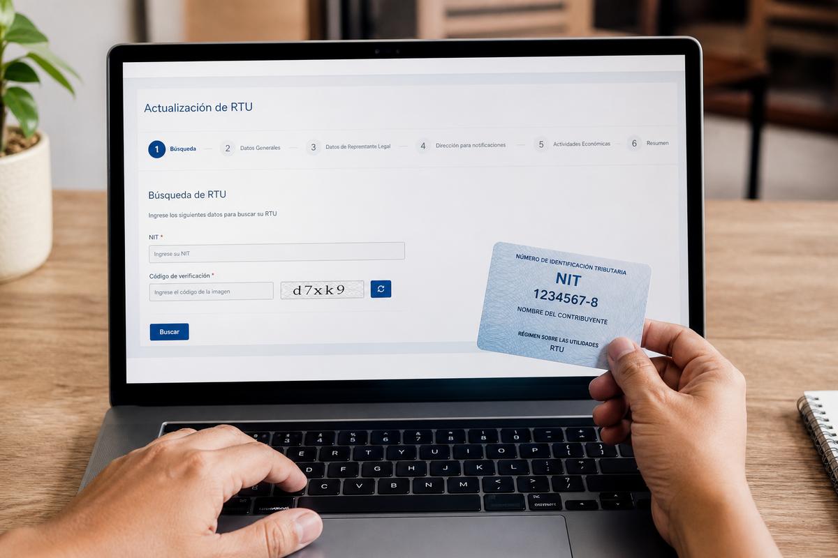 NIT y RTU Guatemala 2026: actualizar estados y evitar bloqueos SAT