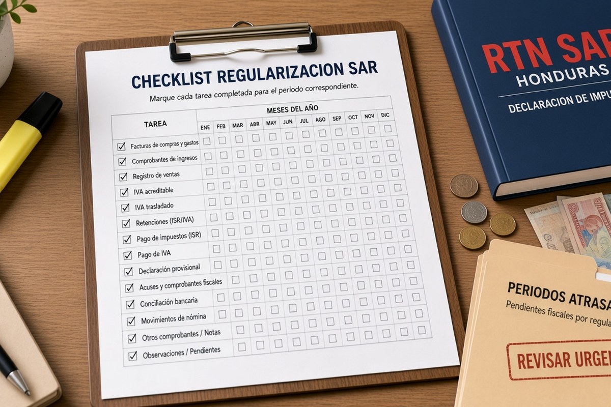 Checklist para regularizar impuestos atrasados ante el SAR