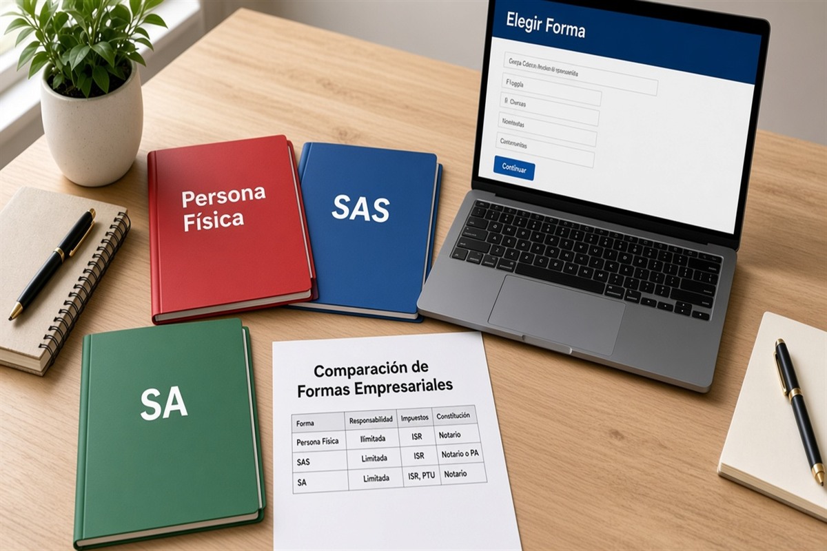 Persona física, SAS o SA: cuándo formalizar cada opción 2026