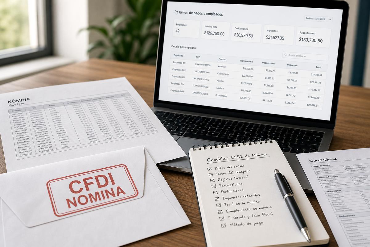 CFDI de nómina 2026: checklist del patrón ante el SAT