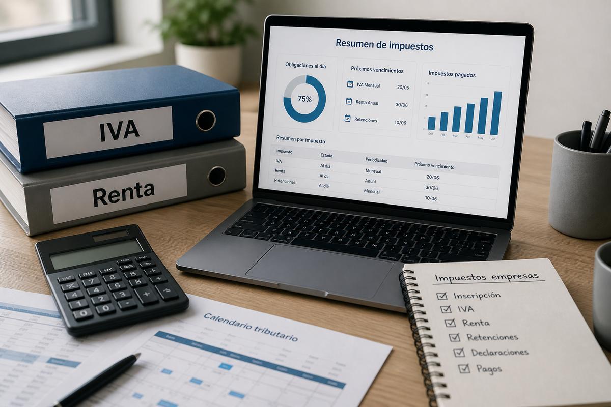 Impuestos que pagan las empresas en México 2026: mapa SAT para pymes
