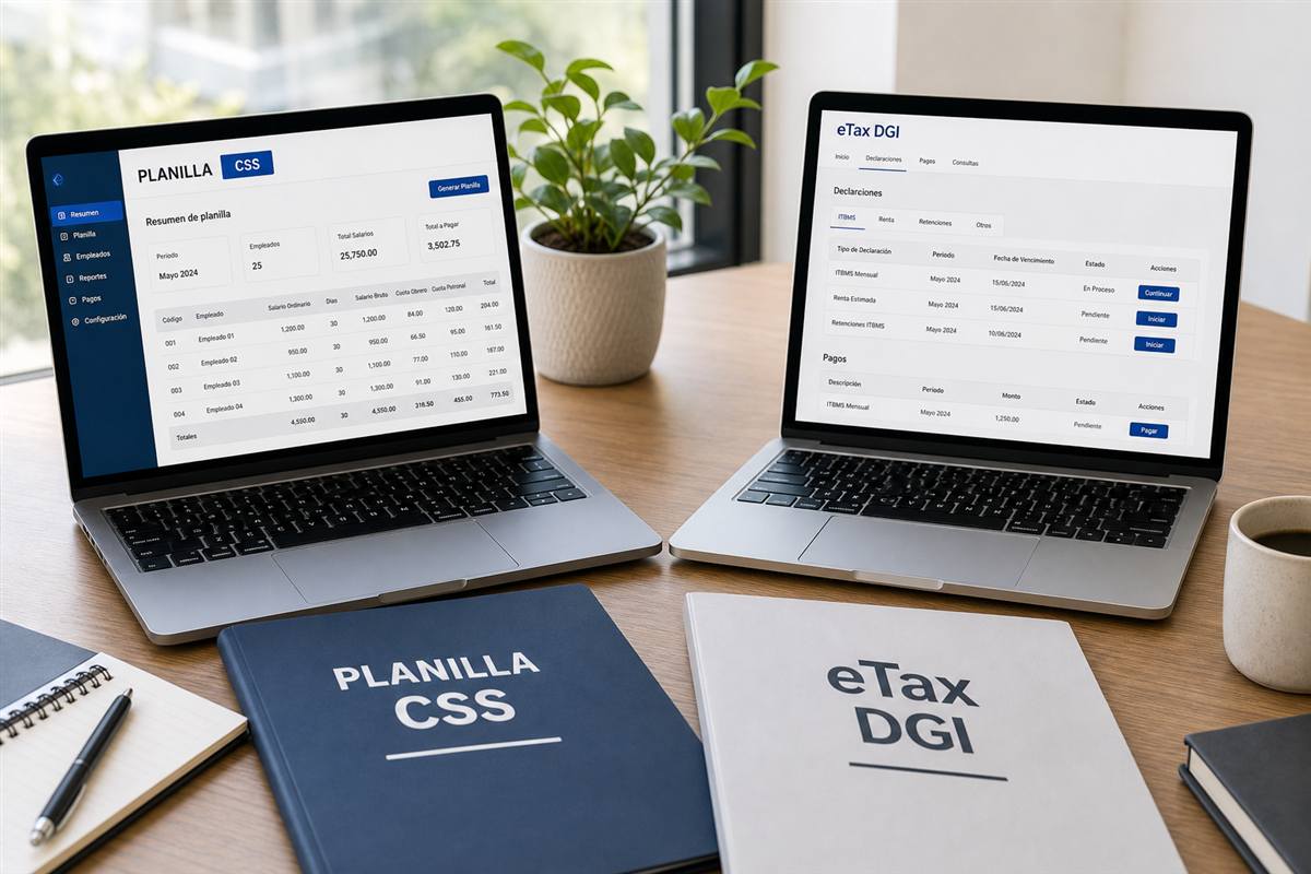 CSS vs DGI Panamá 2026: planilla y eTax sin mezclar bolsas