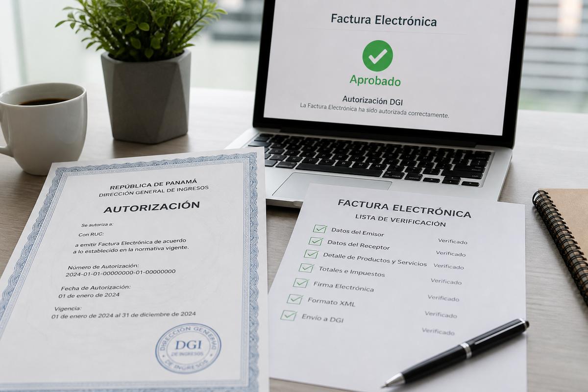 Autorización de factura electrónica DGI Panamá 2026: requisitos y checklist