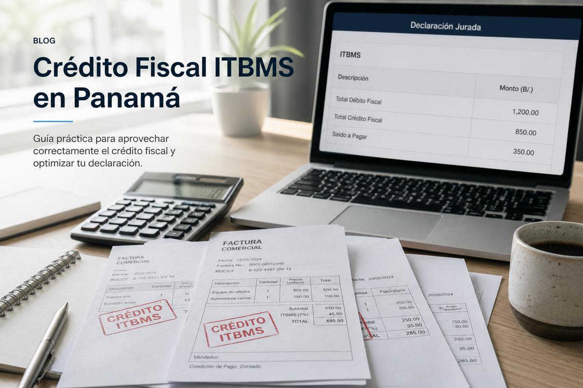 Crédito de ITBMS en Panamá 2026: cómo no perderlo ante la DGI
