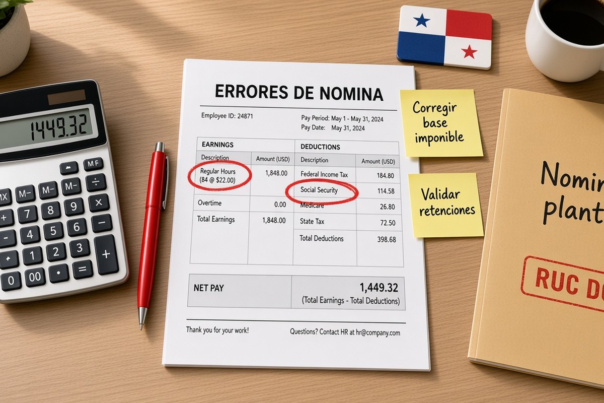 Errores comunes al pagar sueldos sin nómina electrónica