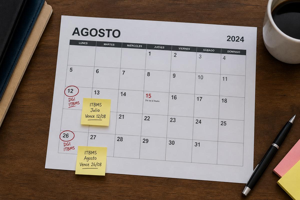 Obligaciones tributarias agosto 2026 DGI Panamá