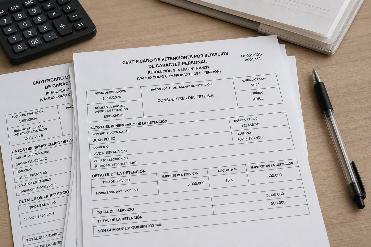 Agente de retención IVA e IRE Paraguay 2026: enteramiento y plazos