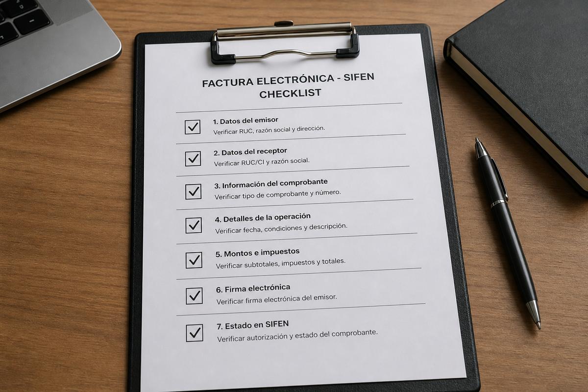 Factura electrónica SIFEN Paraguay 2026: checklist mensual