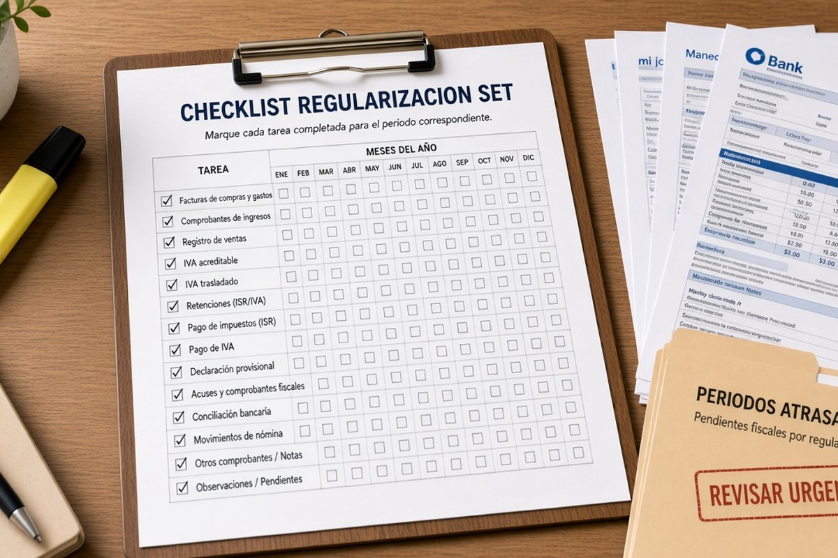 Checklist para regularizar impuestos atrasados ante la DNIT