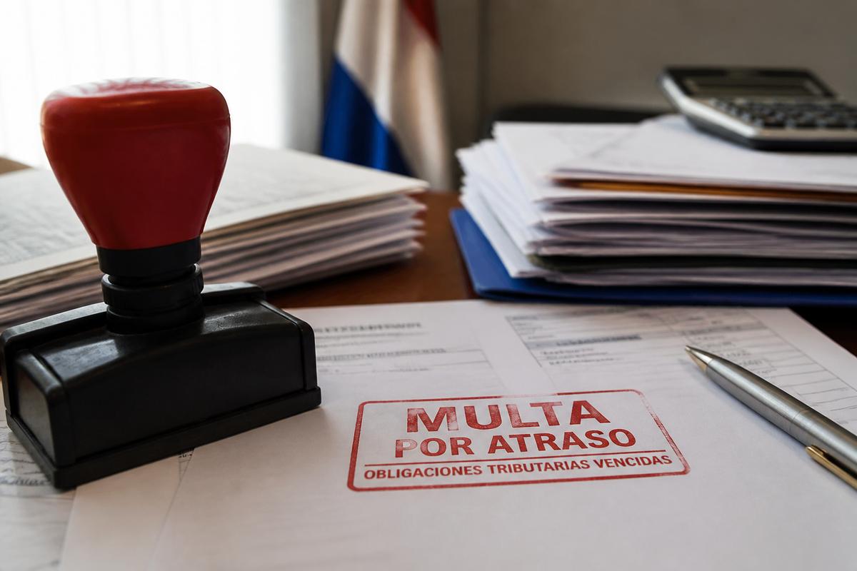 Sanciones y multas DNIT Paraguay 2026: no declarar, declarar tarde o mal
