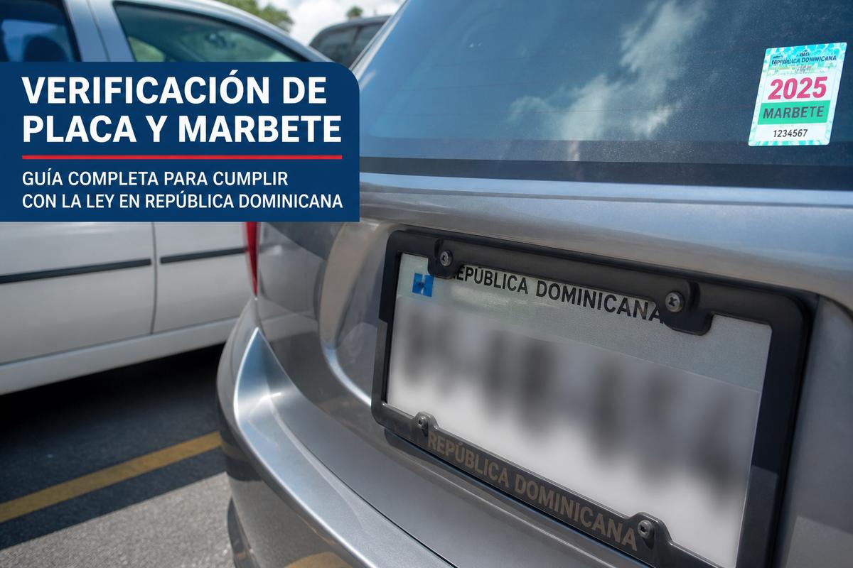 Consulta placa DGII y marbete: verificar vehículo sin sorpresas en 2026
