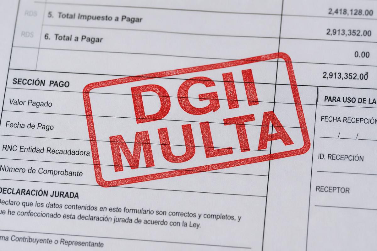 Sanciones y multas DGII por no declarar 2026: omisión, mora e intereses en República Dominicana