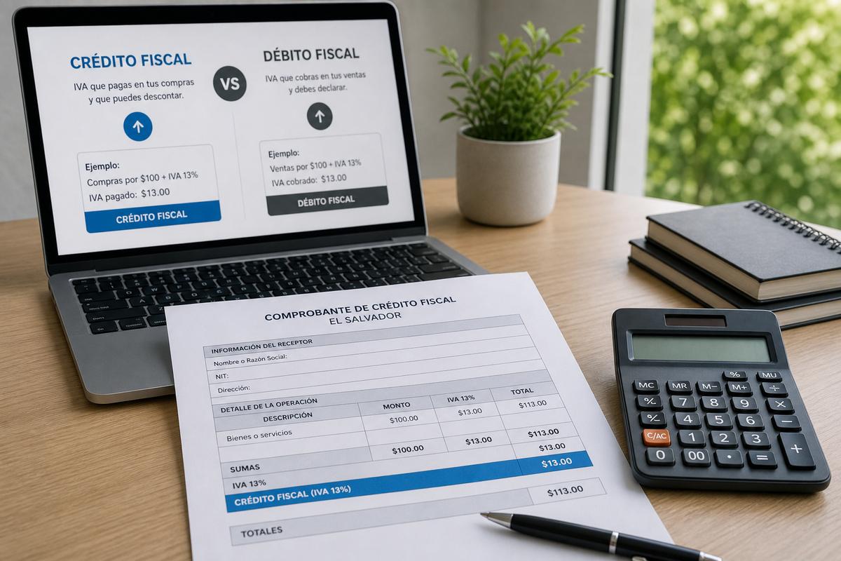 Crédito fiscal de IVA en El Salvador: errores que te hacen pagar de más