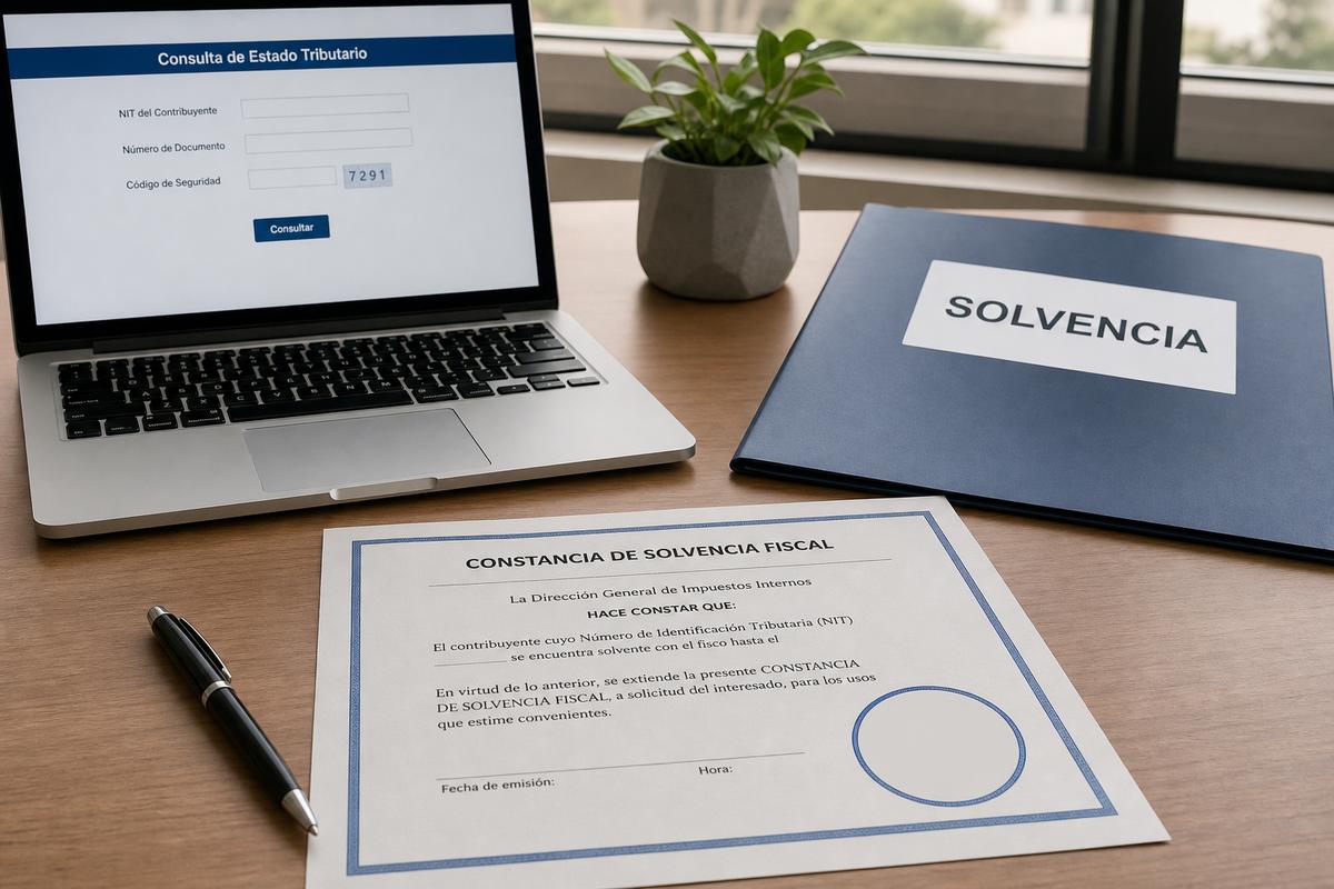 Solvencia tributaria Hacienda SV 2026: cómo obtenerla para trámites