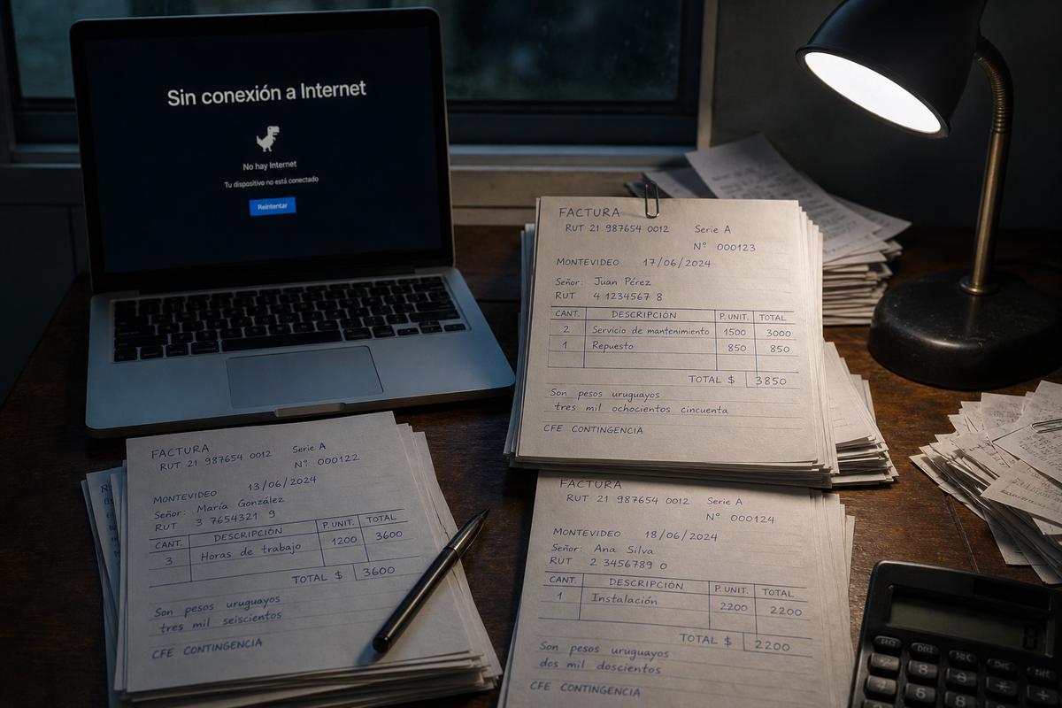 Contingencia factura electrónica Uruguay 2026 (CFE)