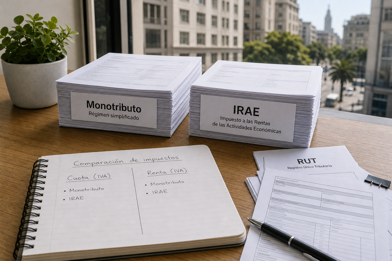 Monotributo vs IRAE para freelancers en Uruguay 2026
