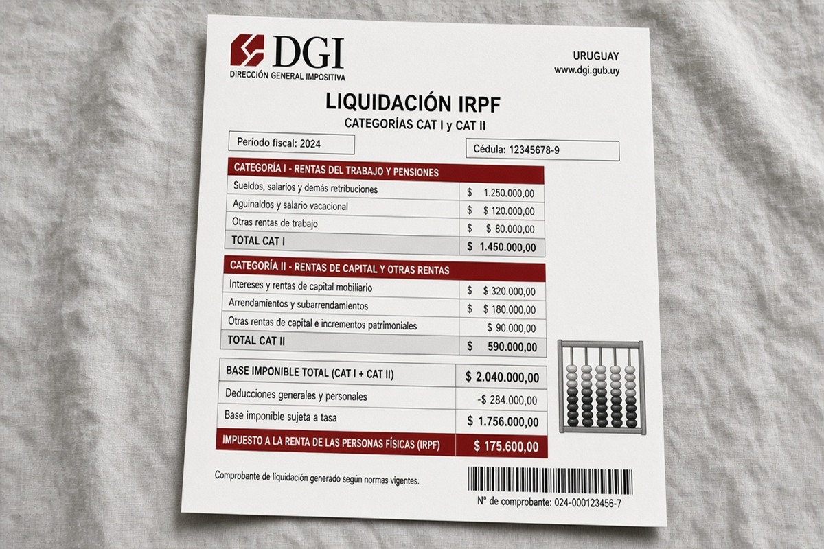 IRPF categorías DGI Uruguay 2026: liquidar sin mezclar rentas