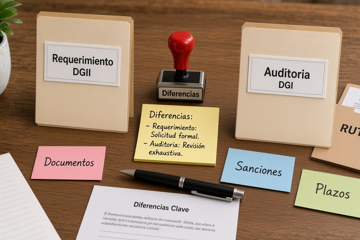 Diferencia entre requerimiento, revisión y auditoría fiscal