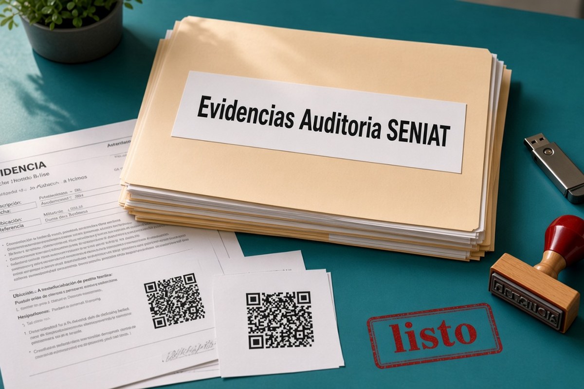 Cómo armar el expediente si el SENIAT pide evidencias