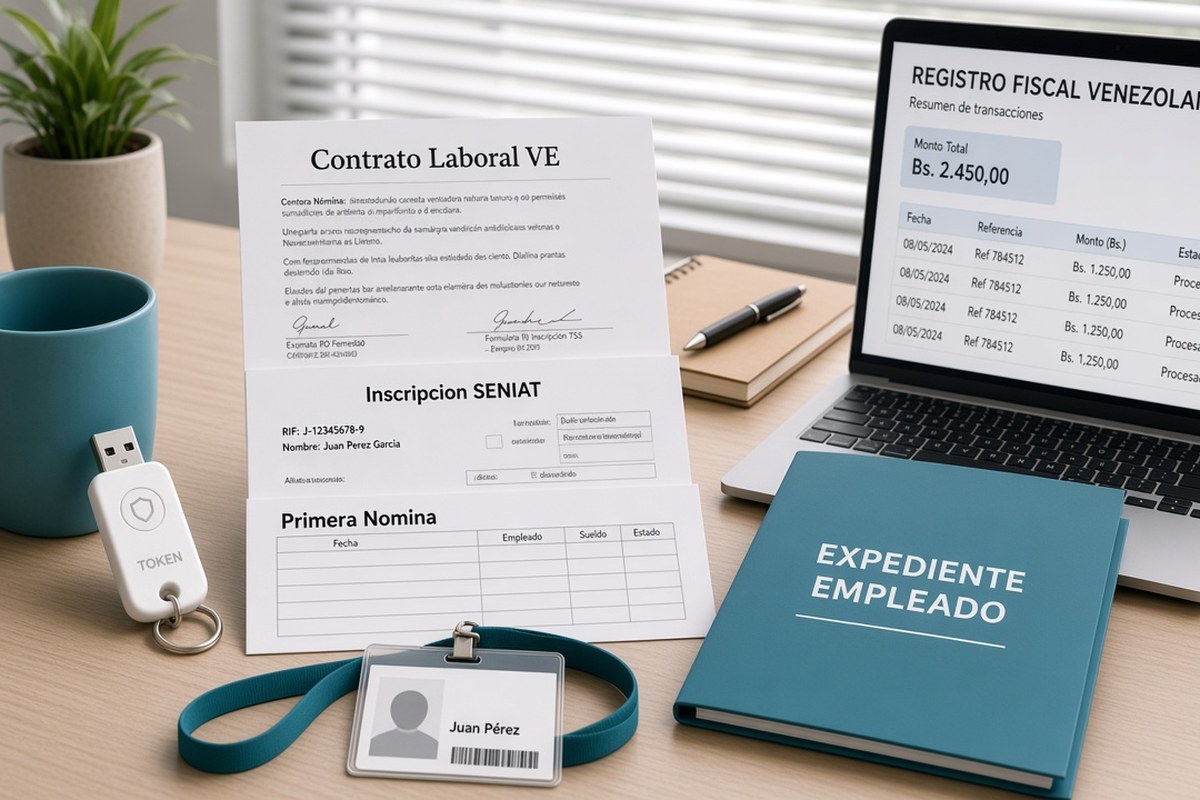 Requisitos para emitir tu primera nómina electrónica ante el SENIAT